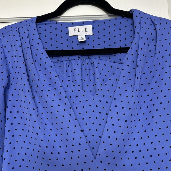 ELLE polka-dot long sleeve blouse - Picture 3 of 8